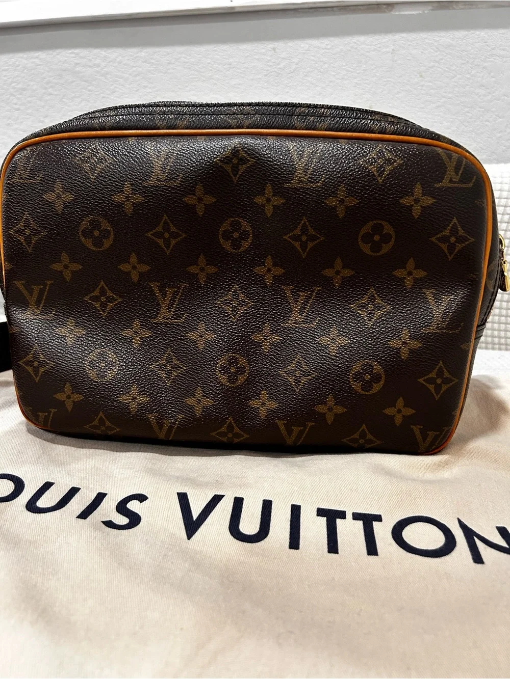 Authentic Louis Vuitton Monogram Canvas PM Reporter Bag